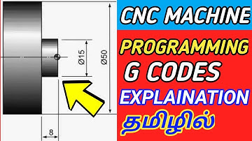 G CODES FULL EXPLAINATION IN TAMIL | CNC PROGRAMMING G CODES