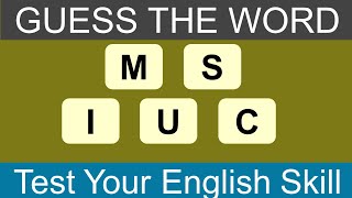 Only A Genius Can Guess These Words|Jumbled Word Game Five Letters|Part 04|Brain Fun