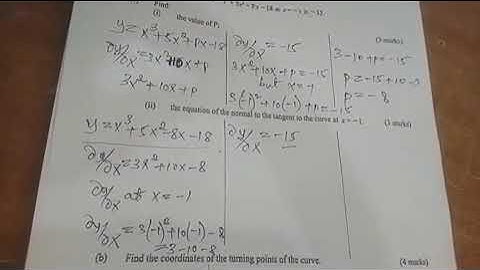 KCSE 2024 -DIFFERENTIATION 10MKS (@vansikmaths )