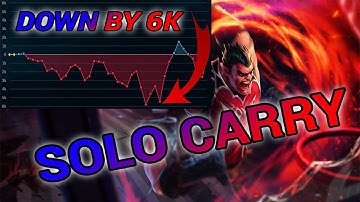 SOLO CARRYING THE FEEDING TEAM