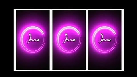 How To Make Neon Circle Status video || Neon Name Art Video editing || Alightmotion tutorial /alight