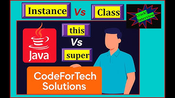 🔥 Static vs Instance vs this vs super – Java Interview Simplified 🔥