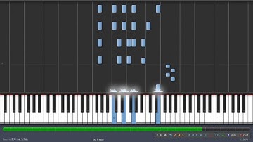 Czerny Exercise 43 from Practical Method for Beginners at 70BPM in Synthesia