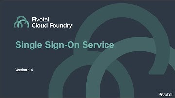 Single Sign-On Service 1.4 Demo for Pivotal Cloud Foundry