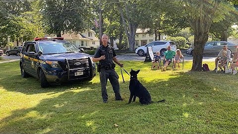 Explosive Detection K9 Demonstration