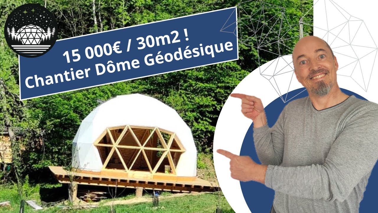 Dôme Géodésique : 15 000€ pour 30m2 ! Un habitat sain et écolo sans crédit immo