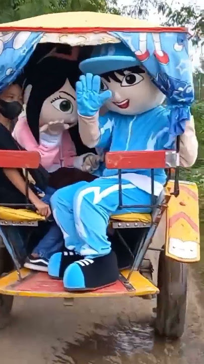 #shorts BADUT LUCU BOBOIBOY NAIK KUDA DELMAN