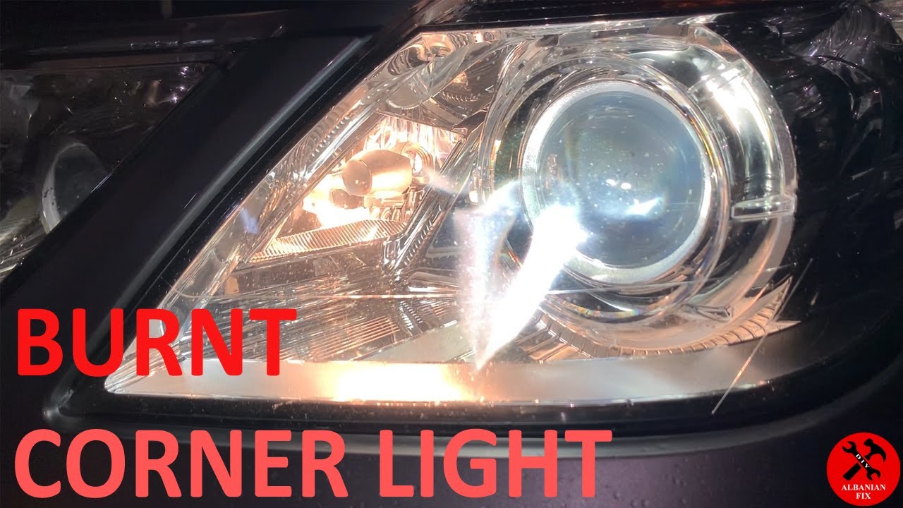 How To Replace Mercedes Benz Cornering Light Bulb - Youtube