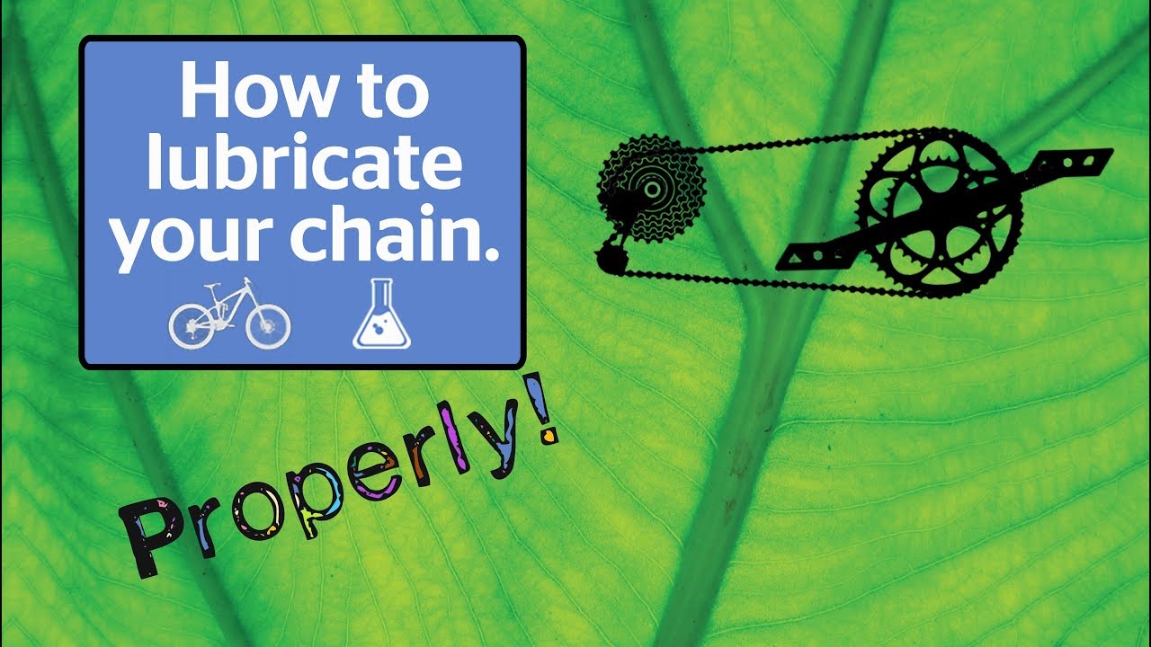 How to Lubricate your Bike Chain. Properly. - YouTube
