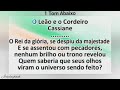 Leão e o Cordeiro 1 Tom Abaixo Playback 🎶 ( Cassiane )