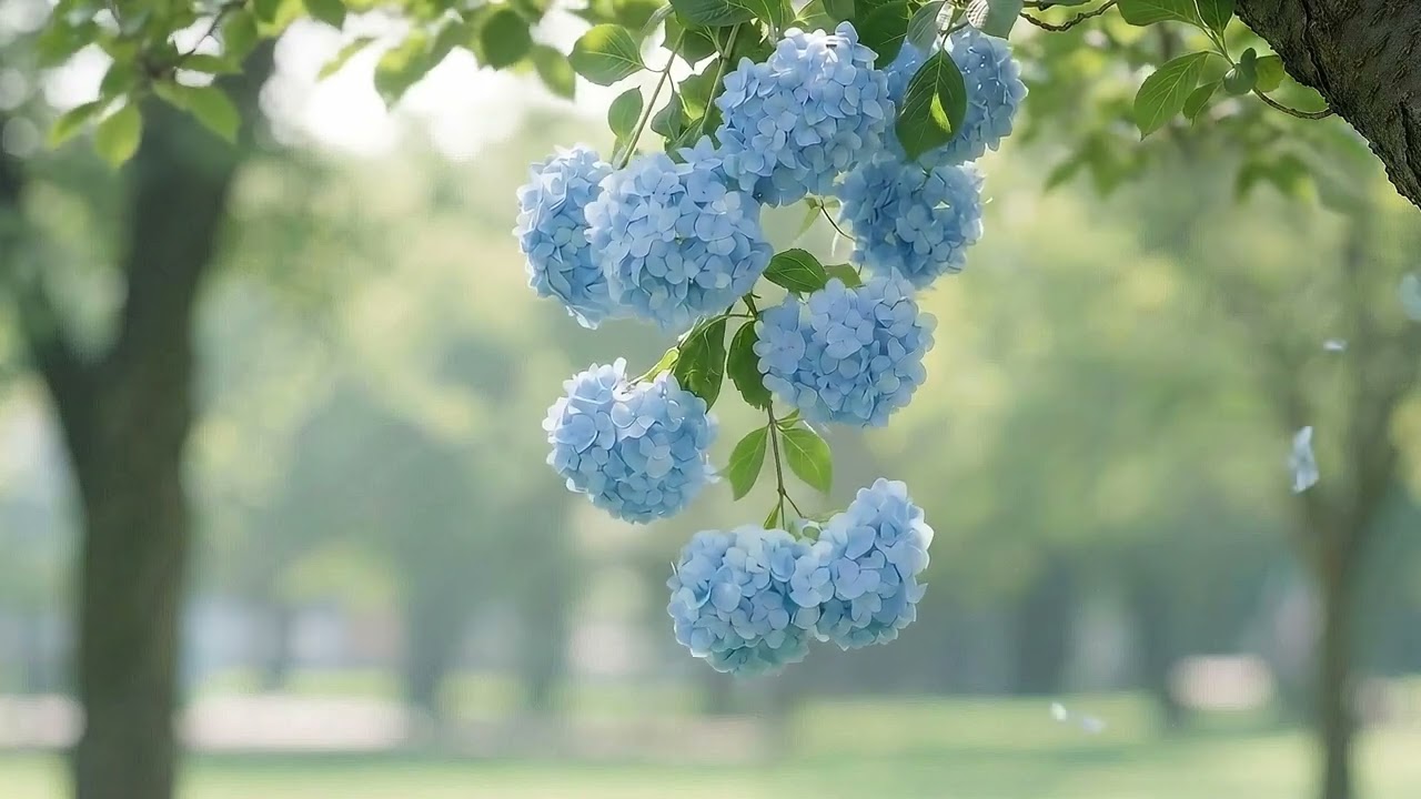 A Quiet Blue Moment in the Park 💙