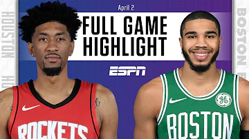 Houston Rockets vs. Boston Celtics [FULL GAME HIGHLIGHTS] | NBA on ESPN