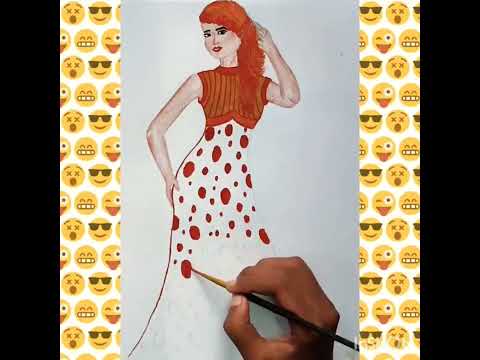 💃//fashion designer long dress//🤔