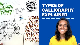 Different Types of Calligraphy Explained