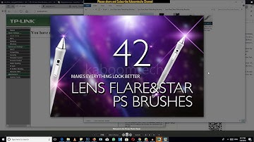 Lens Flare Brushes Download And Use in Photoshop