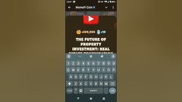 MemeFi Video Code | The Future of Property Investment #memefi #airdrop #tap2earn #code #video