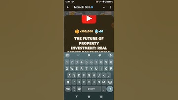 MemeFi Video Code | The Future of Property Investment #memefi #airdrop #tap2earn #code #video