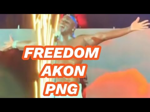 AKON FREEDOM Live POM PNG Fypシ Akon Concert