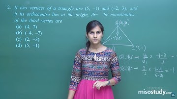 Straight Lines |Mathematics |JEE Main 2019 Sample Paper |Misostudy