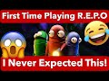 😂My First Time Playing R.E.P.O 😱🦆 | You’ll Never Guess What Happened! | Horror Game Reactions😂