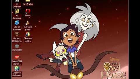 The Owl House Theme on Windows 98