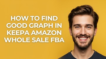 How to Find Good Graph In Keepa Amazon Whole Sale Fba - GUIDE!