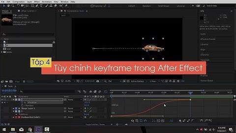 [15 ngày motion graphic] Tập 4: Các loại keyframe trong After Effect