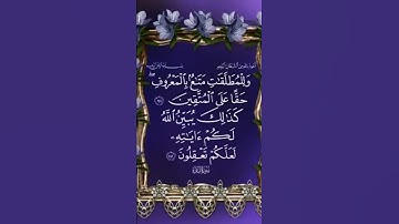 #سورة_البقرة #قرآن #تلاوة_خاشعة #قران_كريم #duet #اكسبلور #shortvideo