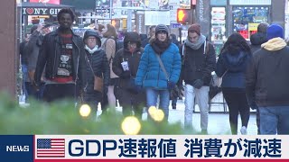 米ＧＤＰ速報値 消費が減速　輸入の減少が支える