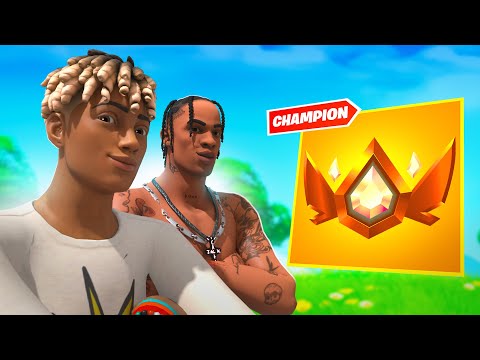 WAZZ m’aide à PASSER CHAMPION sur FORTNITE ! (il m’a choqué)