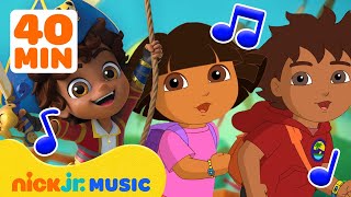 Celebrate National Hispanic Heritage Month w/ Dora, Diego & Santiago! ️ 40 Minutes | Nick Jr. Music