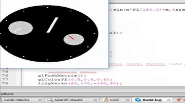 [modul 3] Transformasi dan Animasi Objek jam 2D pada glut