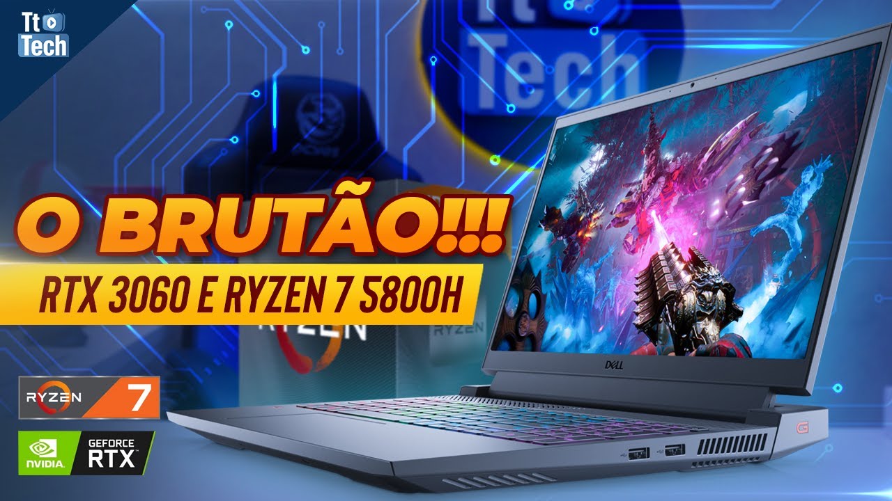 Dell G15 com Ryzen 7 5800H e RTX 3060: o que achei do BRUTÃO