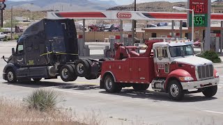 Truck Spotting in Arizona USA, Big Rig Trucks & Small Vehicles, Large Cars & Tour Buses Spotted