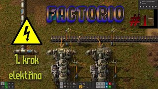 1 Úkol - Založit tábor a zajistit zdroj elektřiny👍 FACTORIO #1