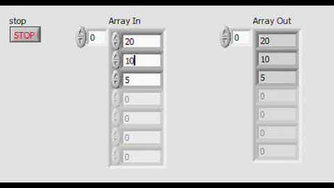 LabVIEW delete element from Array