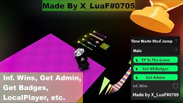 Easy Stud Jump for Admin Script | Inf. Wins, Get Admin, Get Badges, LocalPlayer, etc.