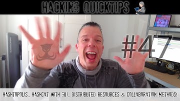 Hacking QuickTip 47 - Hashtopolis, Hashcat with GUI, distributed resources & collaboration methods!