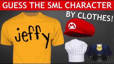 Guess The SML Character By Its Clothes!   SML Quiz   SuperMarioLogan Game