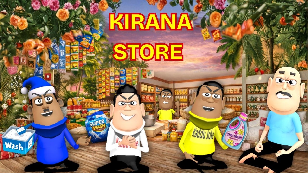 Kirane Wala 2  - किराना वाला - Kaddu Joke - Kala Kaddu Comedy, Takla Neta Comedy, Gora Kaddu Comedy