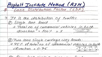 Unit:5 | Road Pavement | Design o Road by Asphalt Institute Method | Prashant YT | Transportation |
