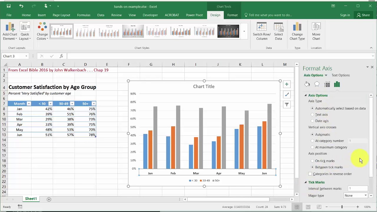 category axis - - Excel chart - YouTube