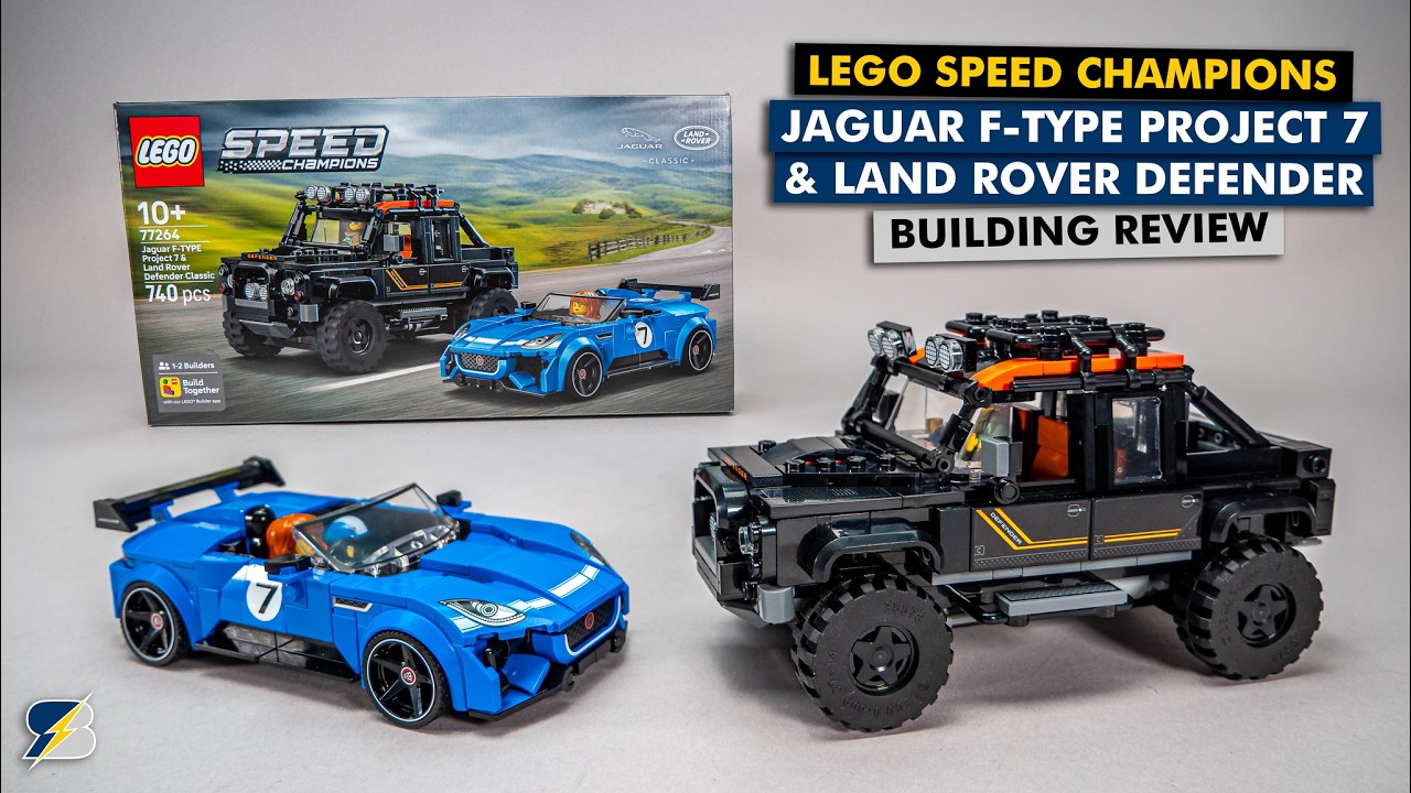 カラーマーク収集ガイドブック LEGO Speed Champions 77264 Jaguar Project 7 & Land Rover Defender