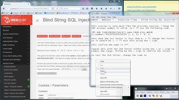 OWASP - WebGoat - Injection Flaws - Blind String SQL Injection
