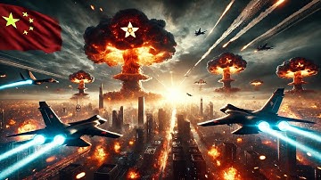 China Nuke Aurora Airstrike 💣✈️🔥 | Apocalyptic Mod – Generals Zero Hour