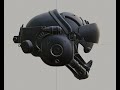 Apex Legends/Titanfall 2 Valkyrie/Viper helmet model for 3d printing