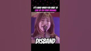 It's HARD when you have to GIVE UP on your dreams #Japaneseband #Jpop #japanesegirls