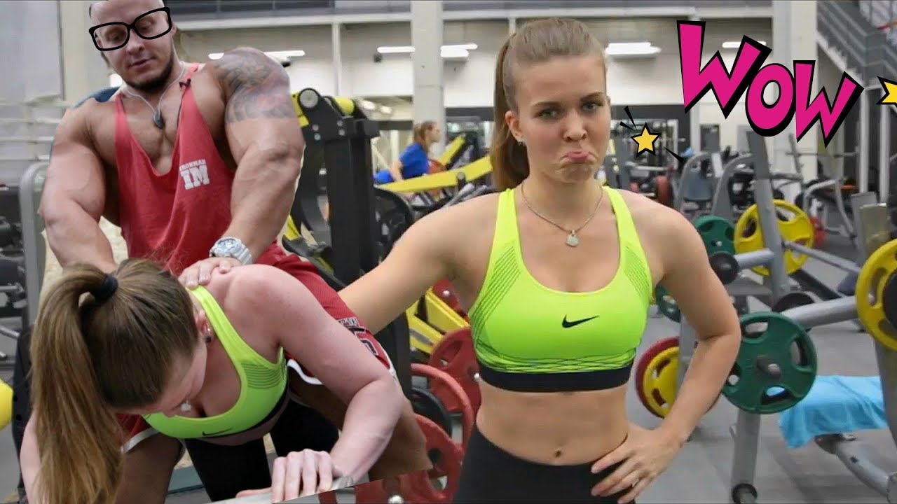 Девушка vs качок workout!