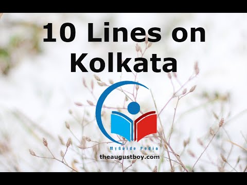 10 Lines on Kolkata in English | Essay on Kolkata | Paragraph on Kolkata | @MyGuide Pedia