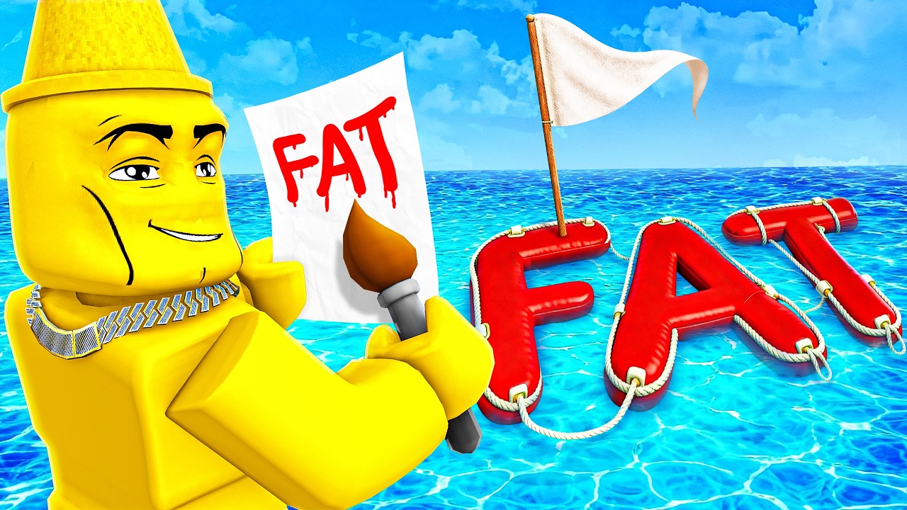 DRAW A RAFT TO SURVIVE in Roblox